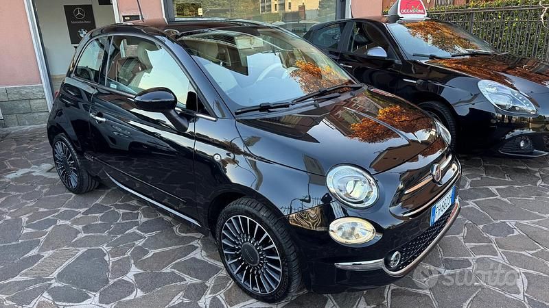 Usata Fiat 500 Lounge 69 CV (50 kW) 2017 Nero Berlina