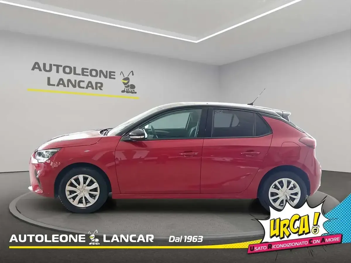 Usata Opel Corsa Elegance 75 CV (55 kW) 2020 Rosso tetto nero Utilitaria