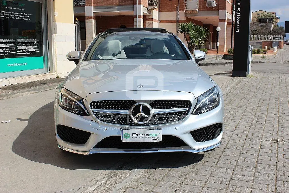 Usata Mercedes C250 Premium 204 CV (150 kW) 2017 Grigio Coupé