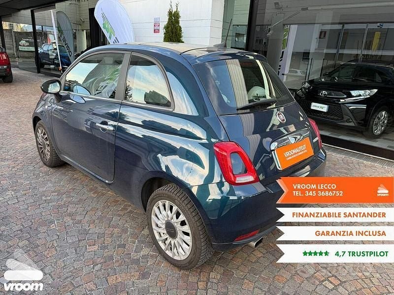 Begagnad Fiat 500 Dolcevita 70 HK (51 kW) 2022 Blå Halvkombi