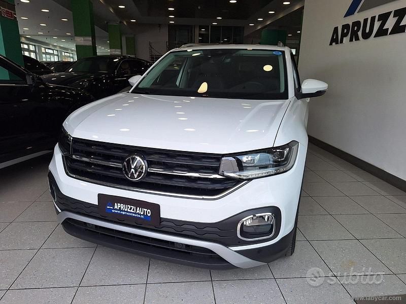Usata VW T-Cross Style 110 CV (80 kW) 2022 Bianco SUV