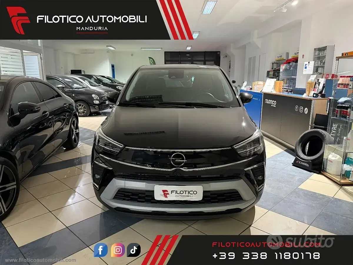 Usata Opel Crossland S 110 CV (80 kW) 2023 Nero SUV