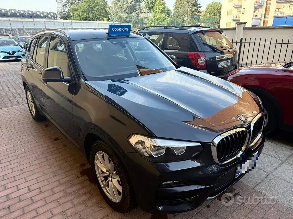 Usata BMW X3 Advantage 184 CV (135 kW) 2020 Nero SUV