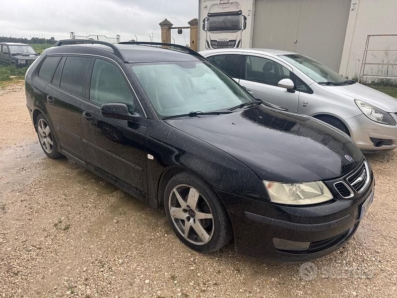Begagnad Saab 9-3 Linear 150 HK (110 kW) 2007 Svart Kombi