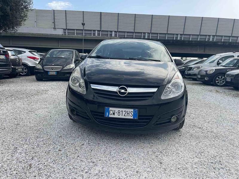 Usado Opel Corsa Enjoy 75 HP (55 kW) 2007 Preto Citadino
