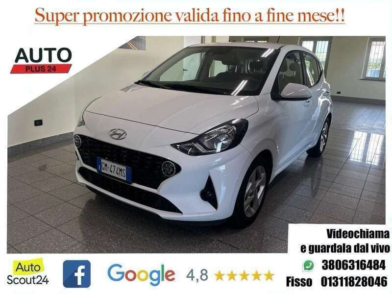 Usata Hyundai i10 67 CV (49 kW) 2023 Bianco Utilitaria
