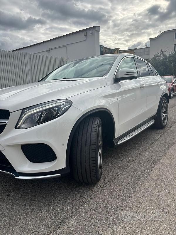 Begagnad Mercedes GLE350 Premium Plus 258 HK (189 kW) 2016 Vit Sportkupé