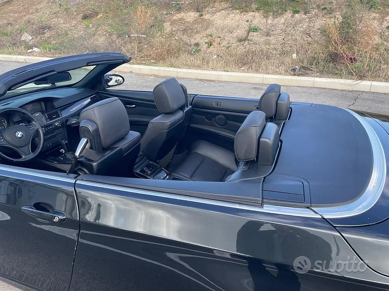 Usata BMW 320 Cabriolet 170 CV (125 kW) 2008 Nero Cabrio