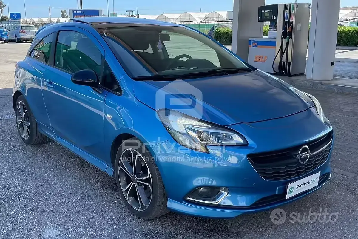 Usata Opel Corsa S 150 CV (110 kW) 2016 Blu Utilitaria
