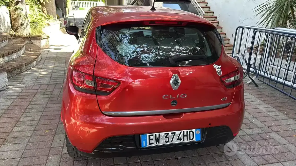 Usata Renault Clio IV 90 CV (66 kW) 2014 Rosso Berlina