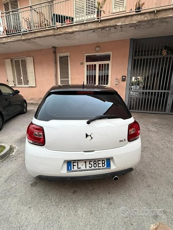 Usata Citroën DS3 75 CV (55 kW) 2017 Bianco Utilitaria