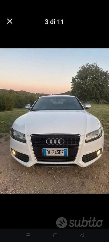 Usata Audi A5 S-Line 2007 Bianco Coupé