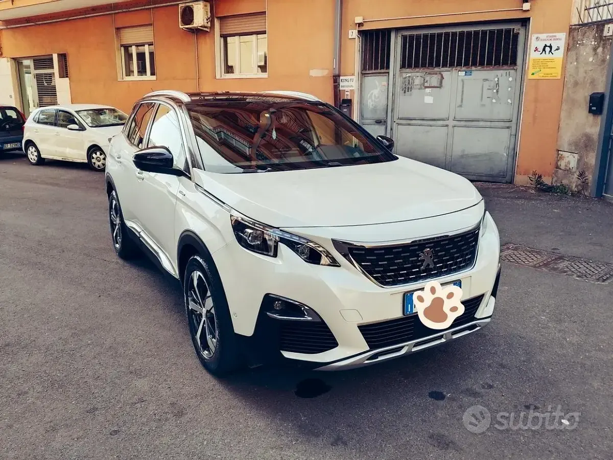 Usata Peugeot 3008 GT-line 131 CV (96 kW) 2018 Bianco SUV