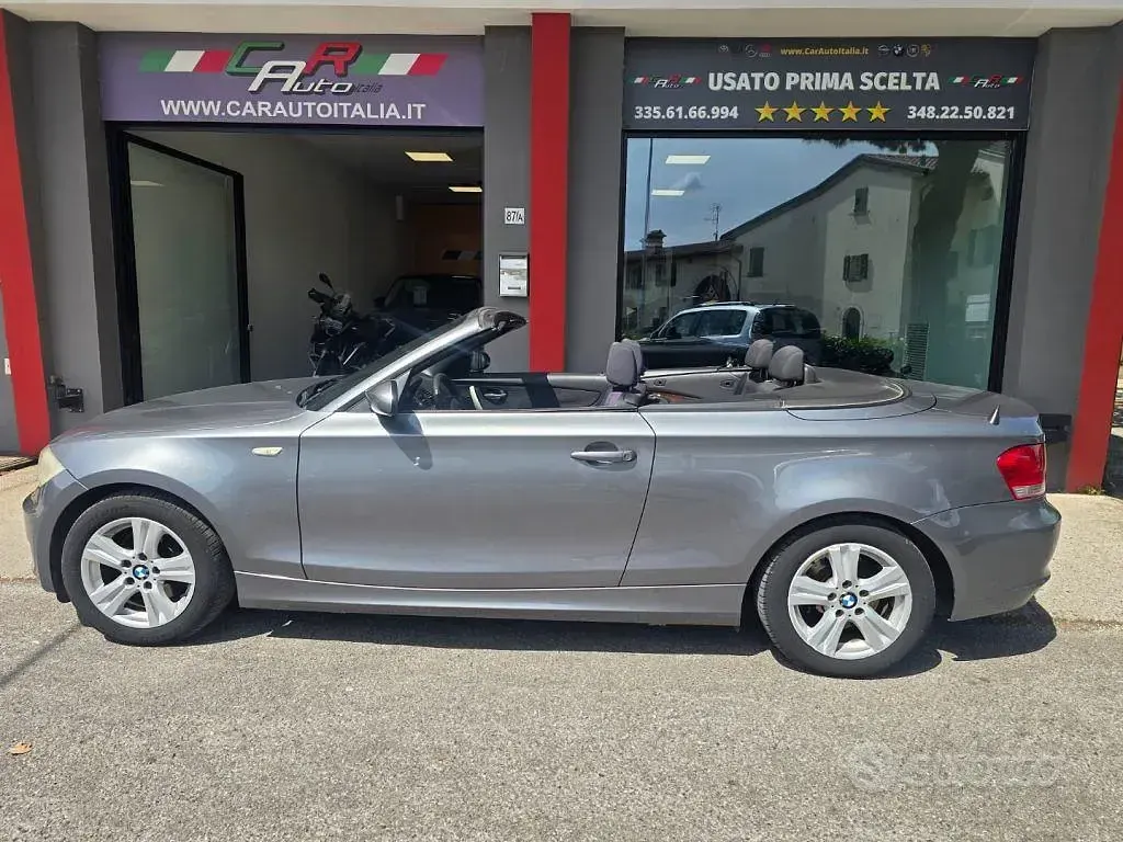 Usata BMW 120 Cabriolet 177 CV (130 kW) 2010 Spacegrau a52 Cabrio