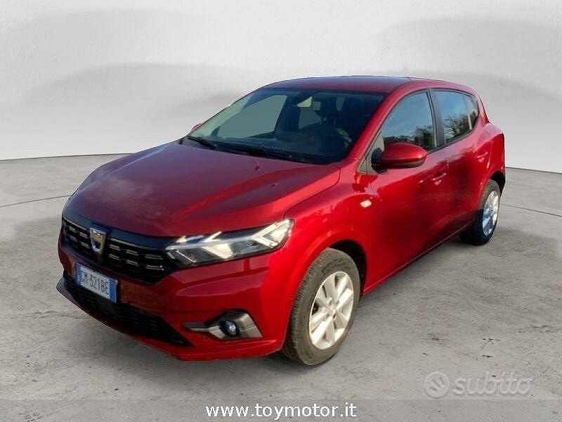 Rosso Usata 2022 Dacia Sandero Comfort Tre volumi | 13.800 € (Buon prezzo) - Immagine 1/2