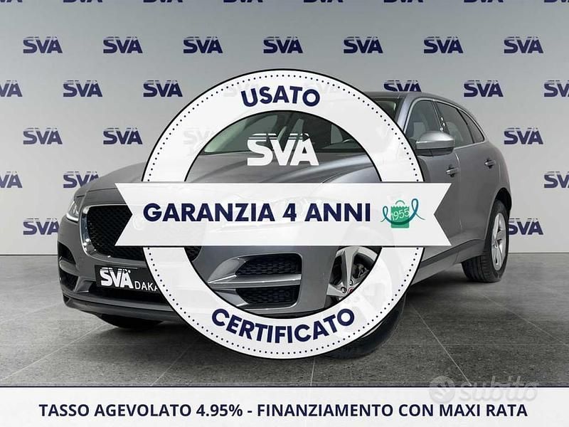 Grigio Usata 2020 Jaguar F-Pace Prestige SUV | 23.900 € (Ottimo prezzo) - Immagine 1/4