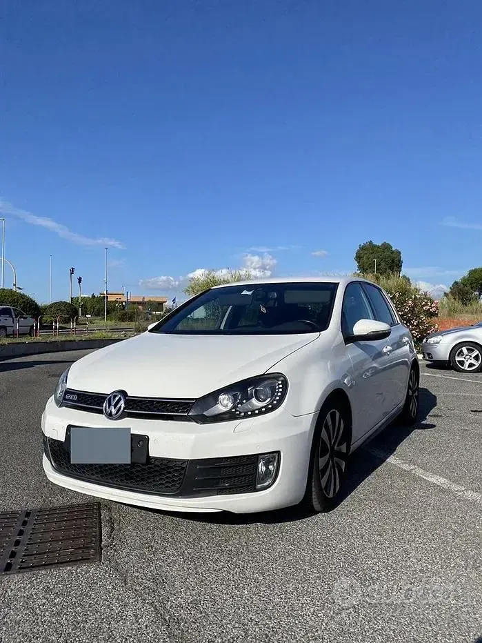 Usata VW Golf VI GTD 170 CV (125 kW) 2011 Bianco Utilitaria