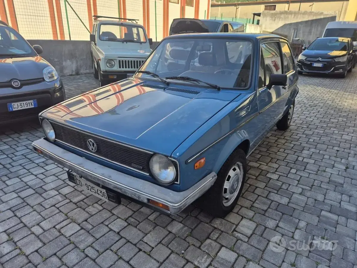Usata VW Golf I 54 CV (39 kW) 1983 Blu/azzurro Utilitaria