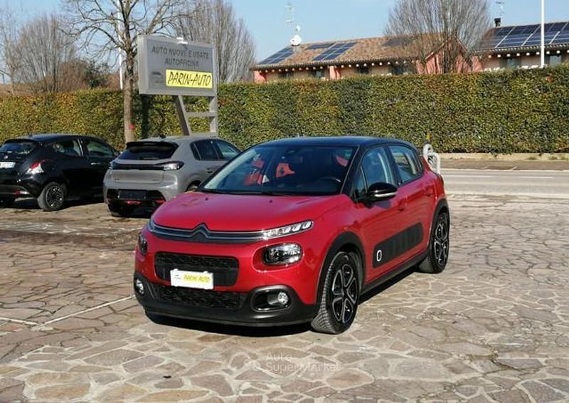 Usata Citroën C3 Shine 102 CV (75 kW) 2019 Rosso Utilitaria