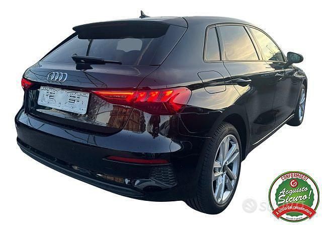Usata Audi A3 Advanced 150 CV (110 kW) 2022 Nero Berlina