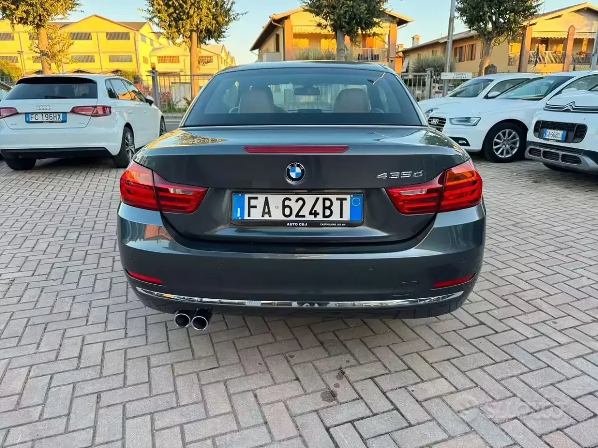 Usata BMW 435 Luxury Line 313 CV (230 kW) 2015 Grigio Cabrio