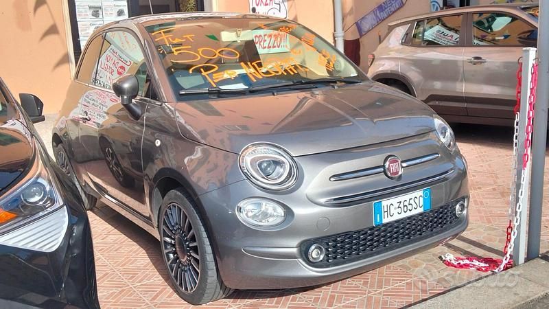 Usata Fiat 500 Lounge 69 CV (50 kW) 2017 Grigio Berlina