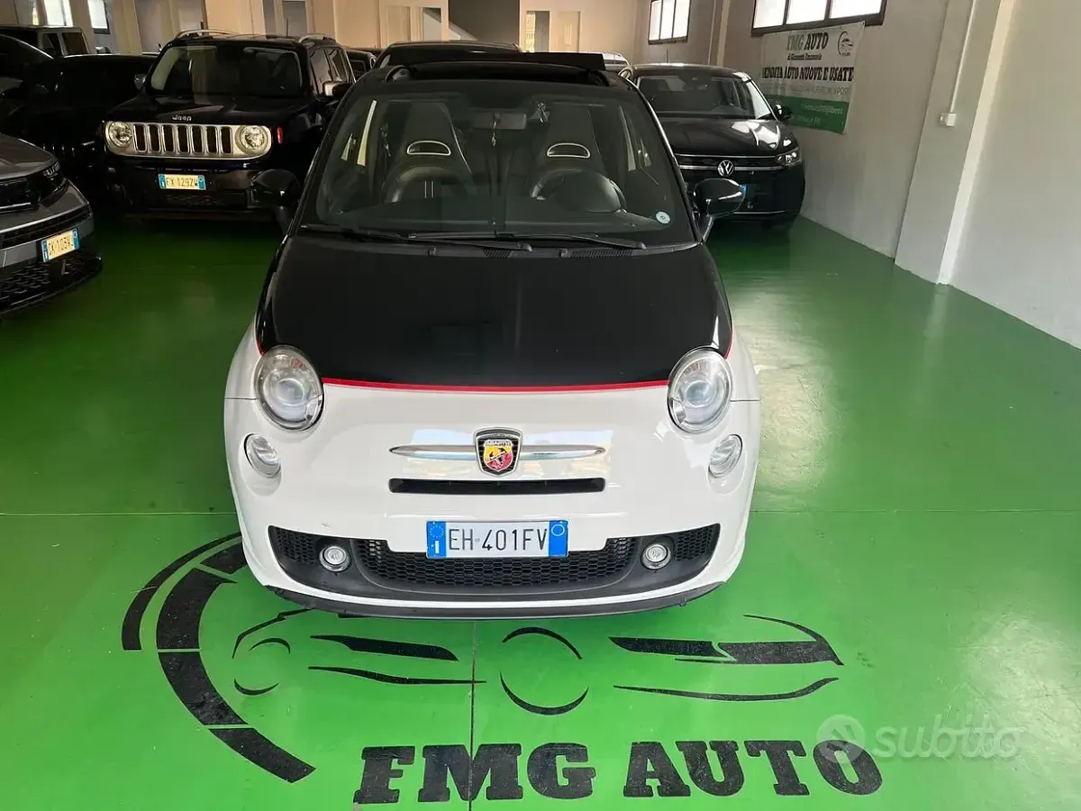 Usata Abarth 500C 140 CV (102 kW) 2011 Bianco Cabrio