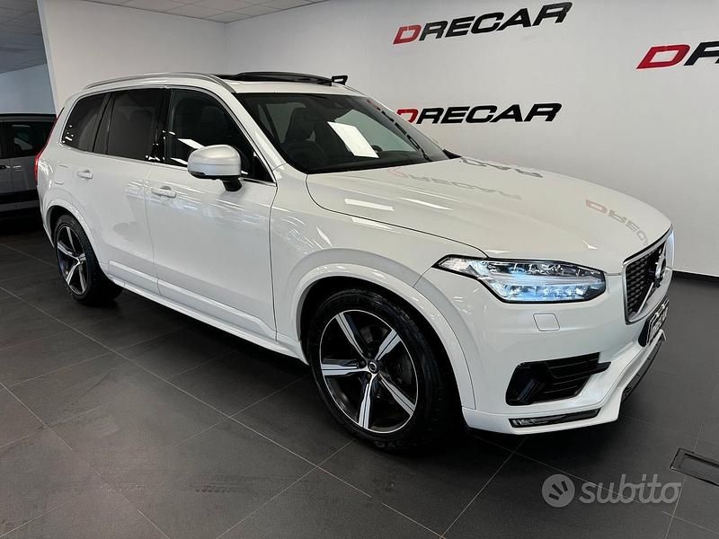 Usata Volvo XC90 R-Design 235 CV (172 kW) 2018 Bianco SUV