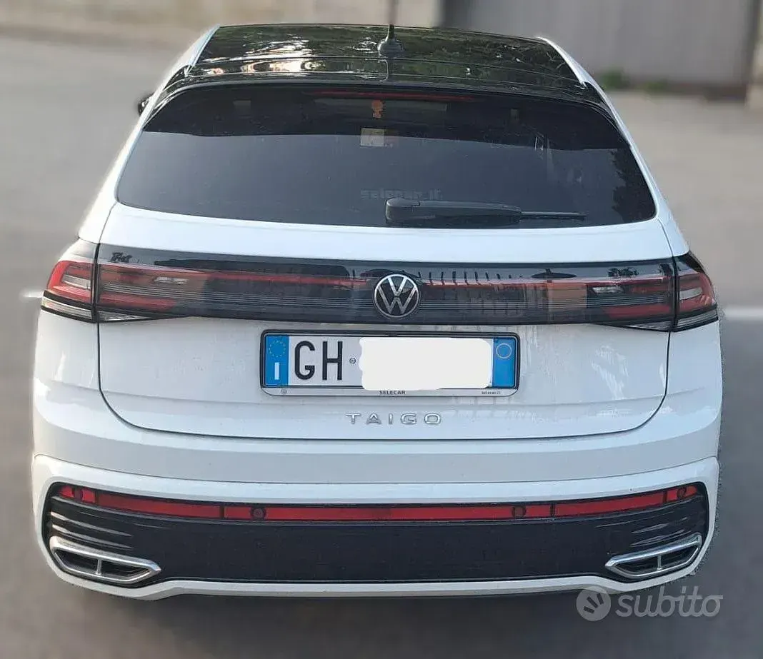 Usata VW Taigo R-line 110 CV (80 kW) 2022 Bianco SUV
