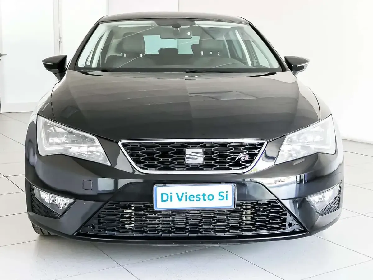 Usata Seat Leon FR 125 CV (91 kW) 2017 Nero midnight Station wagon