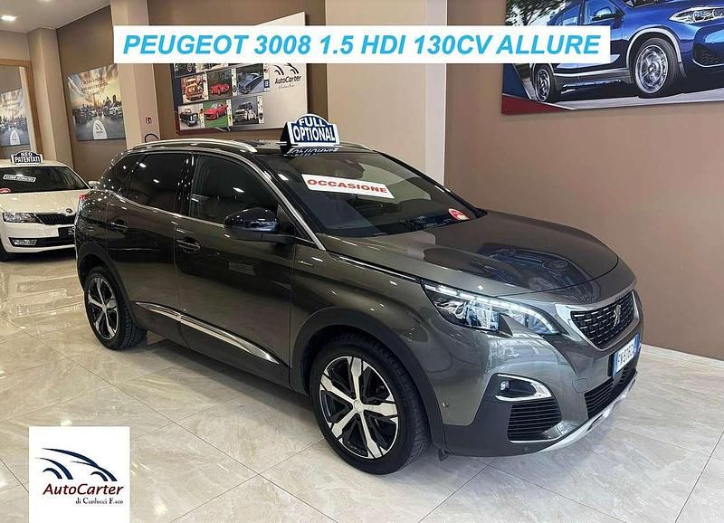 Usata Peugeot 3008 GT-line 131 CV (96 kW) 2018 Grigio SUV