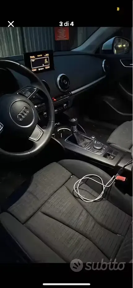 Usata Audi A3 150 CV (110 kW) 2014 Bianco Berlina