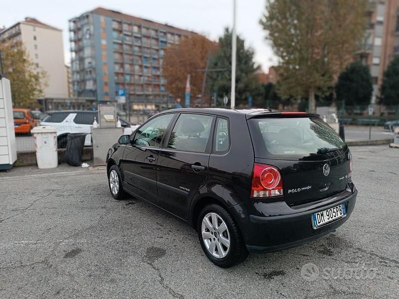 Usata VW Polo United 69 CV (50 kW) 2008 Nero Berlina