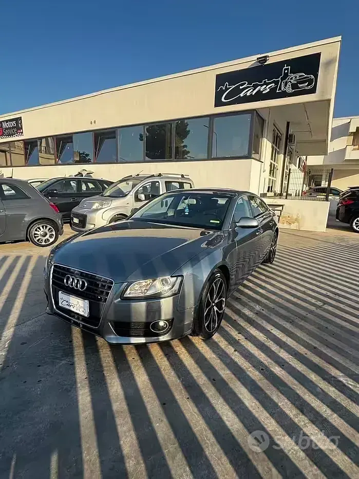 Usata Audi A5 S-Line 170 CV (125 kW) 2010 Blu Coupé