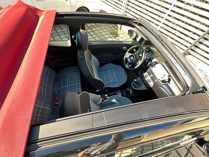 Usata Fiat 500C Lounge 69 CV (50 kW) 2020 Nero Cabrio