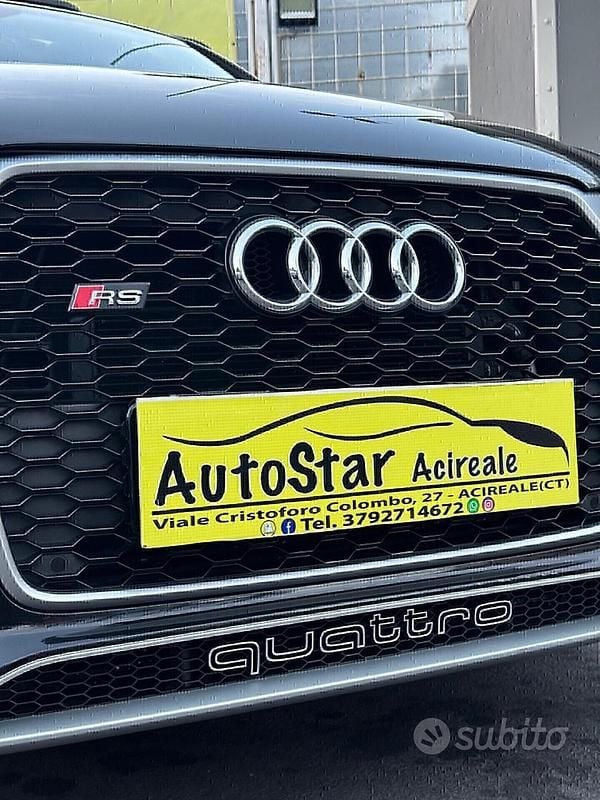 Usata Audi RS Q3 340 CV (250 kW) 2015 Nero SUV