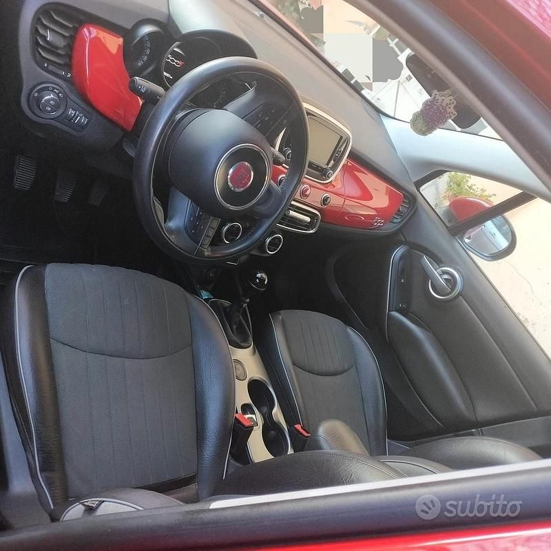 Usata Fiat 500X 120 CV (88 kW) 2017 Rosso SUV