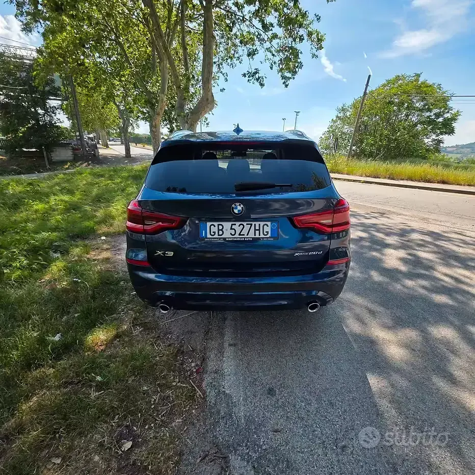 Usata BMW X3 Comfort Edition 150 CV (110 kW) 2020 Blu SUV