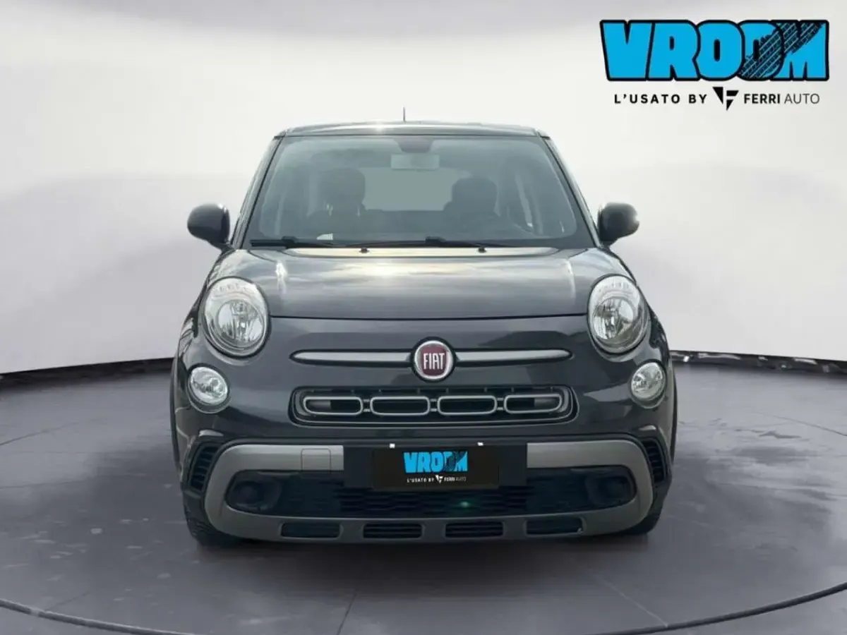 Usata Fiat 500L Cross 95 CV (69 kW) 2019 Grigio scuro Monovolume