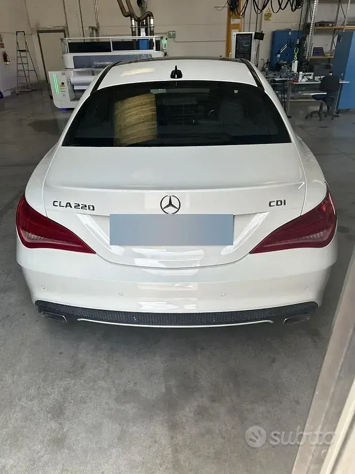 Usata Mercedes CLA220 177 CV (130 kW) 2014 Bianco Coupé