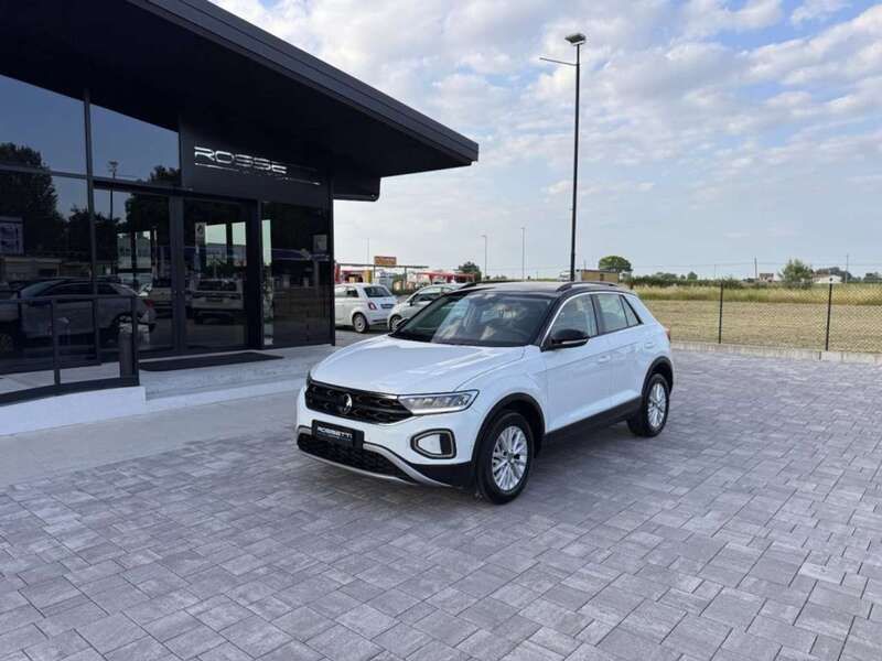 Bianco Usata 2022 VW T-Roc SUV | 19.450 € (Ottimo prezzo) - Immagine 1/4
