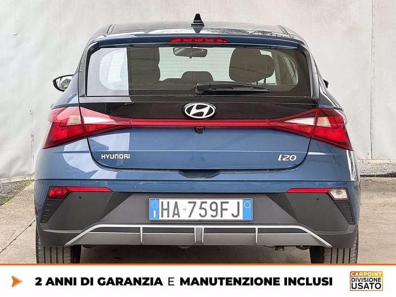 Usata Hyundai i20 79 CV (58 kW) 2025 Blu Utilitaria