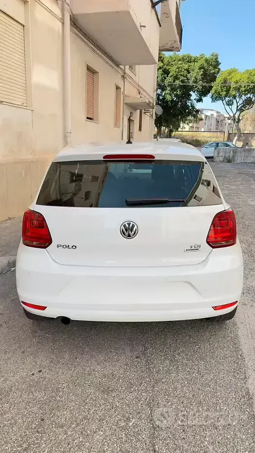 Usata VW Polo 90 CV (66 kW) 2015 Bianco Berlina