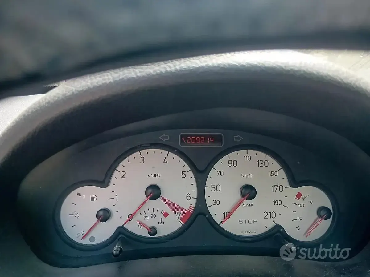Usata Peugeot 206 109 CV (80 kW) 2003 Grigio Cabrio