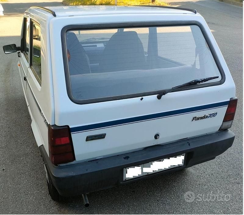 Usata Fiat Panda Young 34 CV (25 kW) 1990 Bianco Utilitaria