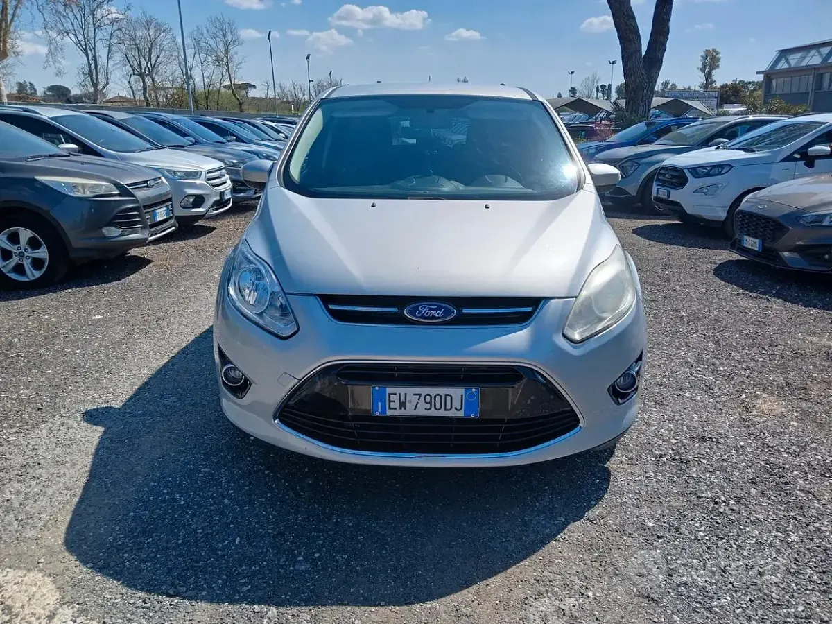Usata Ford C-MAX Titanium 115 CV (84 kW) 2014 Grigio Monovolume