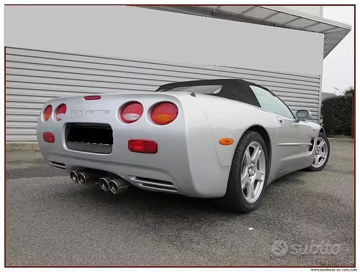 Usata Chevrolet Corvette C5 1999 Grigio Cabrio