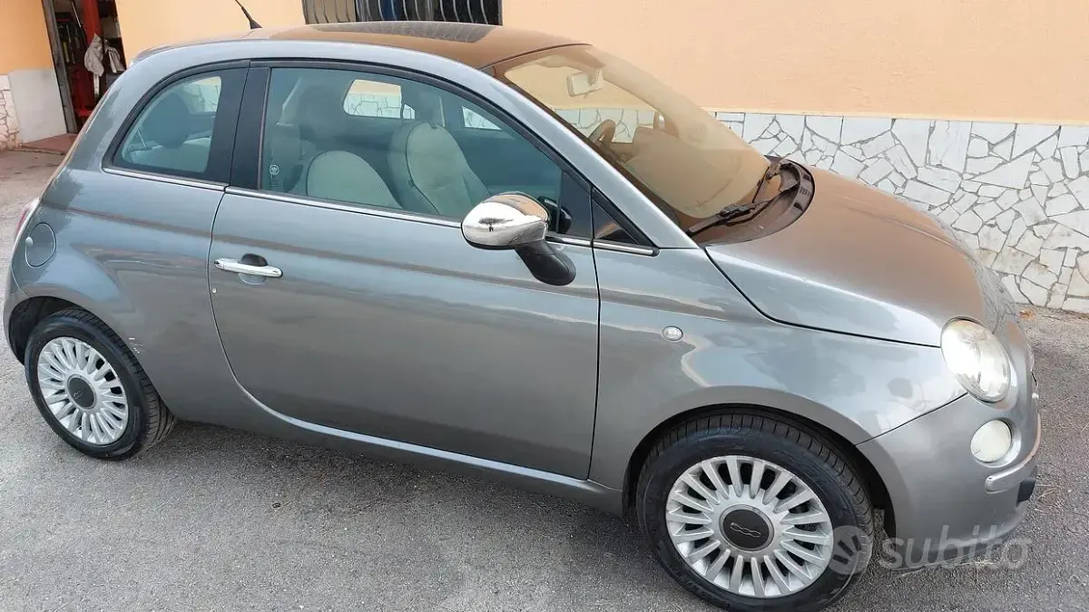 Usata Fiat 500 69 CV (50 kW) 2010 Grigio Utilitaria