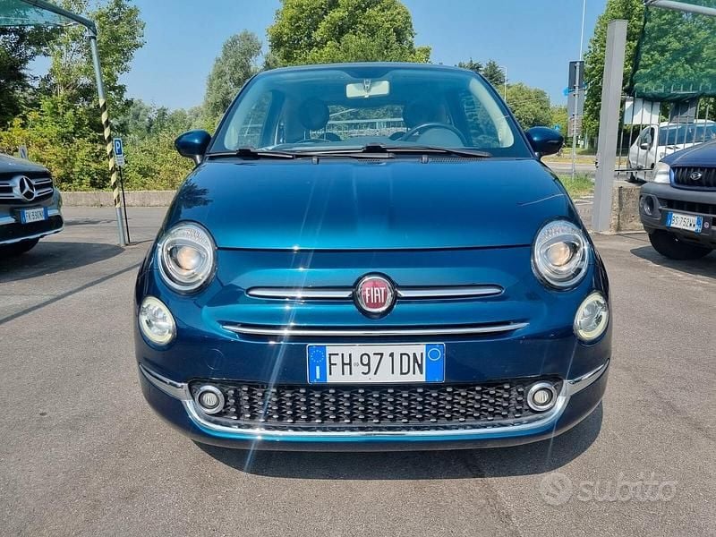 Usata Fiat 500 Lounge 95 CV (69 kW) 2017 Blu Berlina