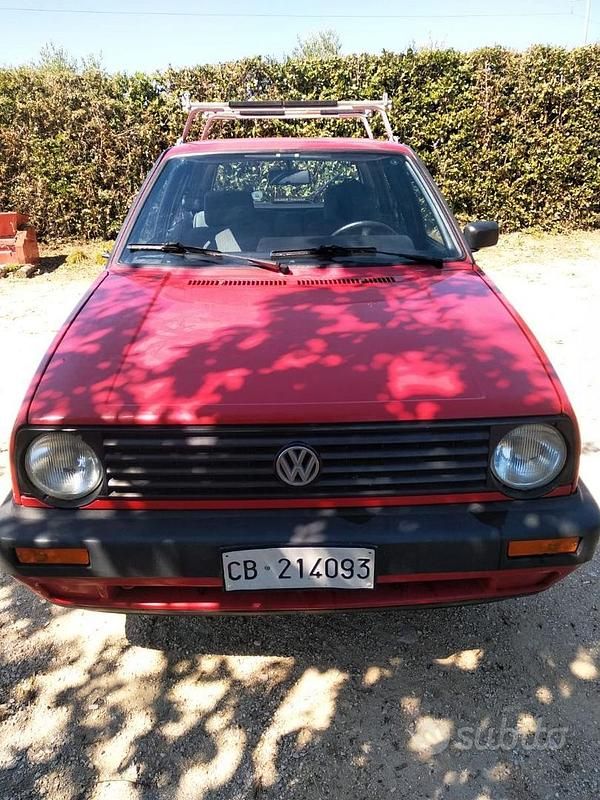 Usata VW Golf III 60 CV (44 kW) 1991 Rosso Berlina